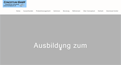 Desktop Screenshot of conceptum.ch