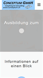 Mobile Screenshot of conceptum.ch